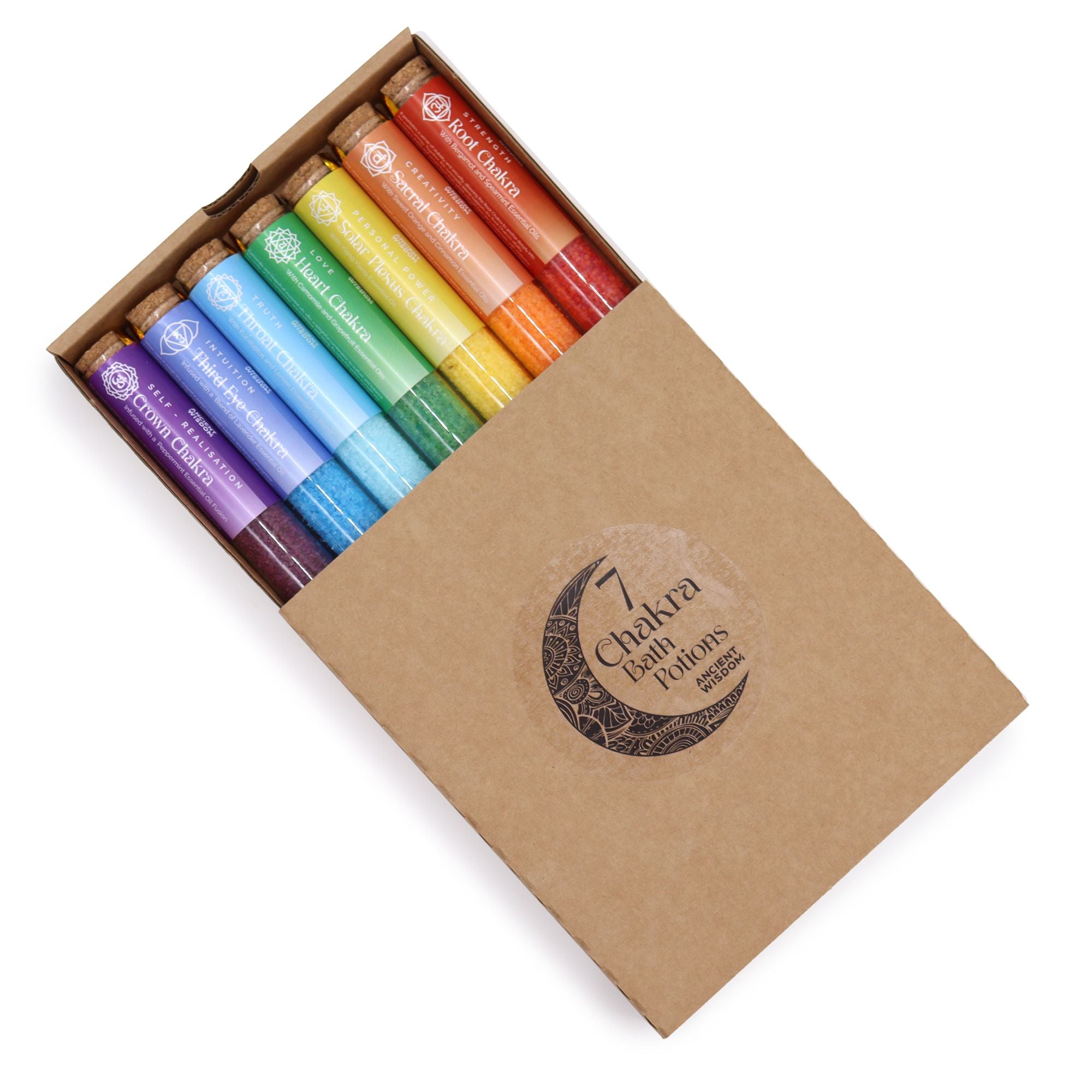 Seven Chakras: Premium Bath Salts Gift Set