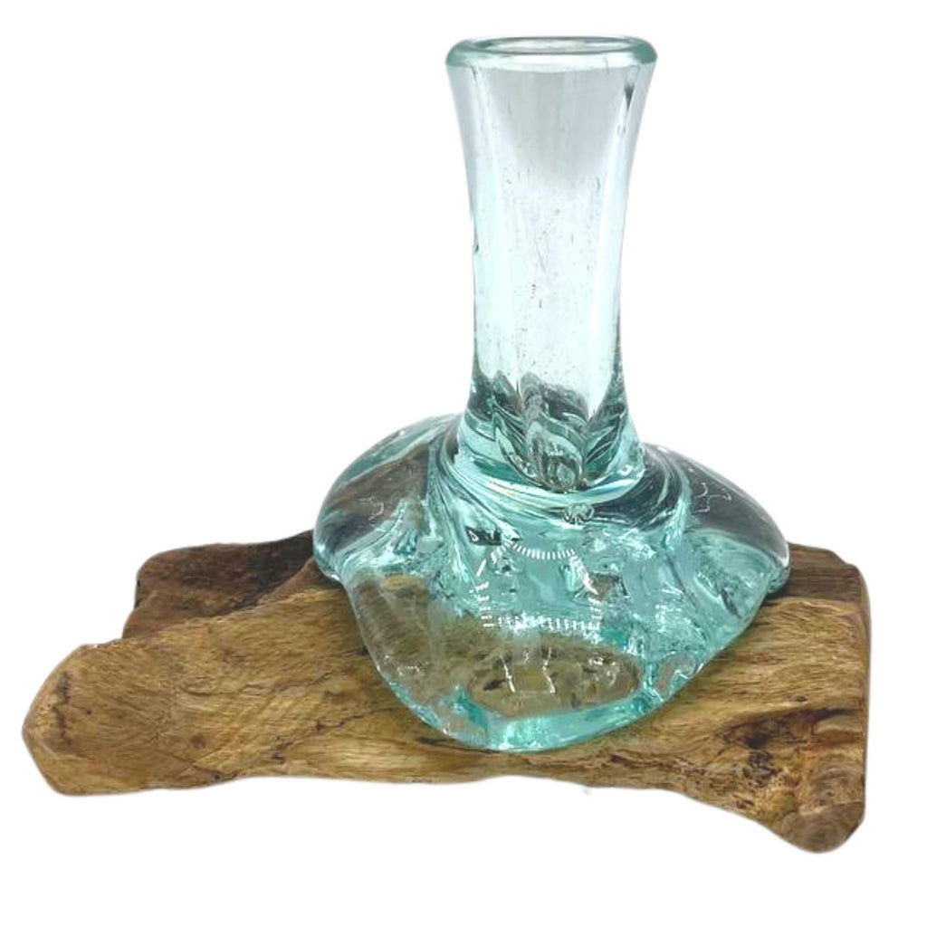 Molten Glass Sculpture: Petite Bud Vase