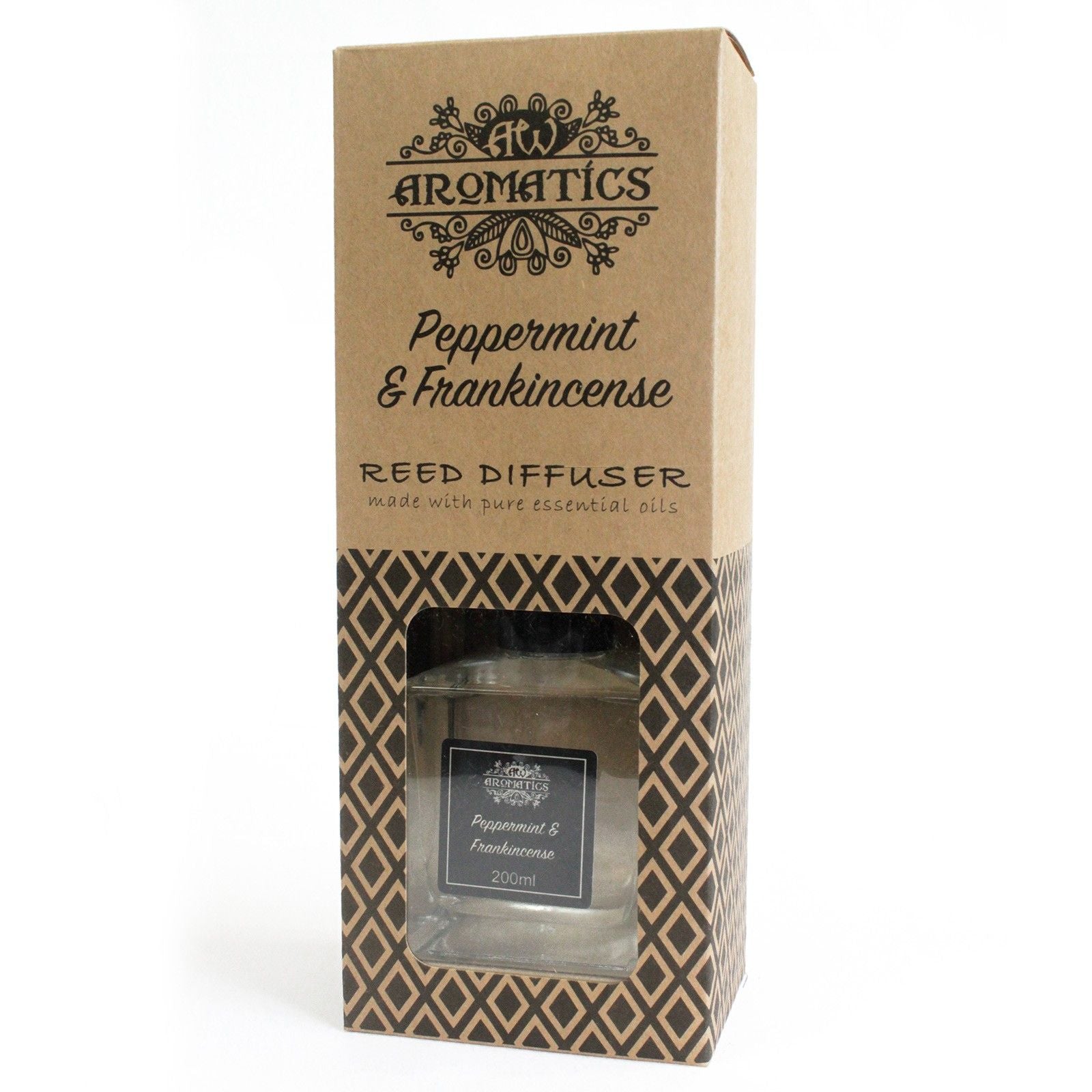 Luxury Reed Diffuser - Peppermint & Frankincense (200ml)