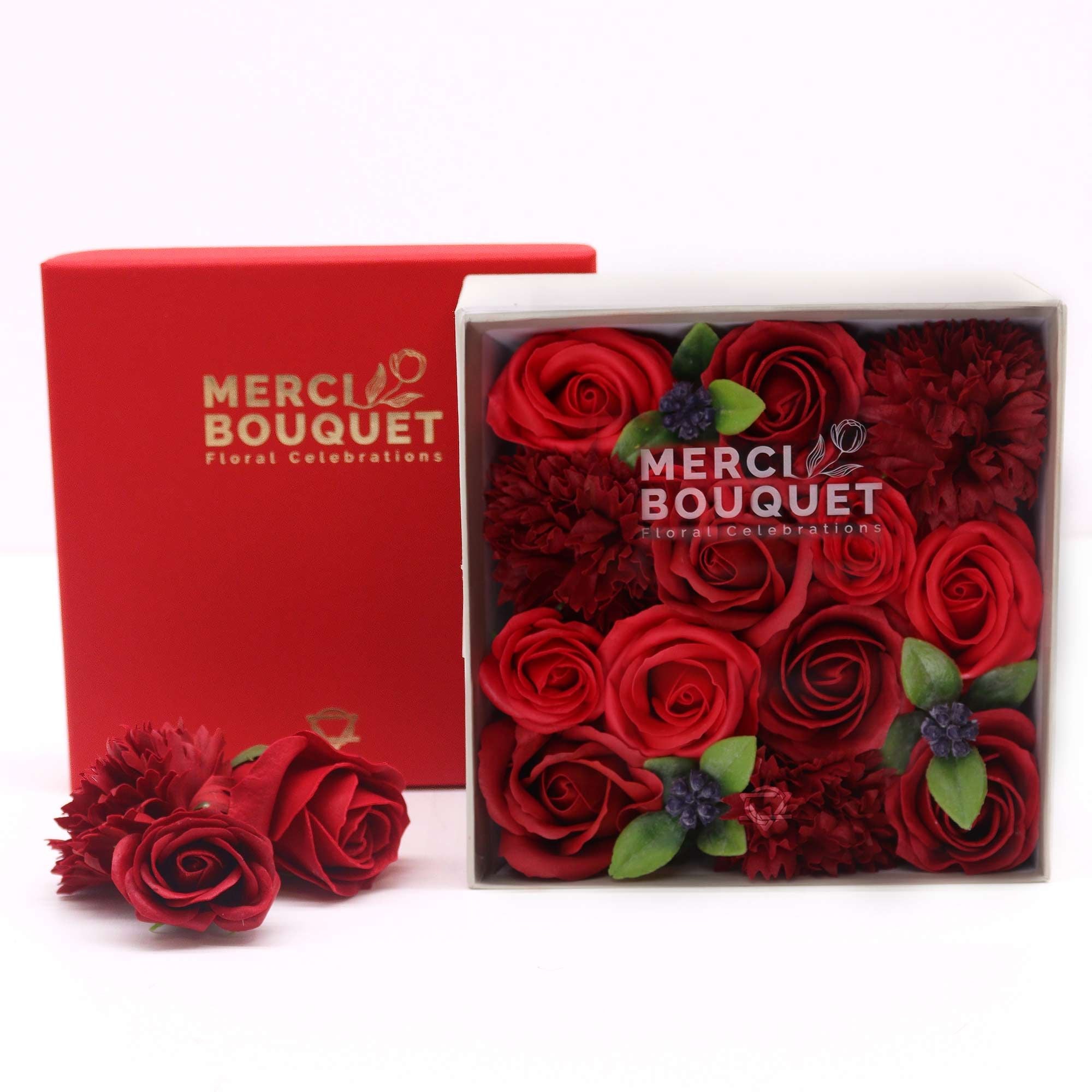 Classic Red — Luxury Soap Flower Gift Box