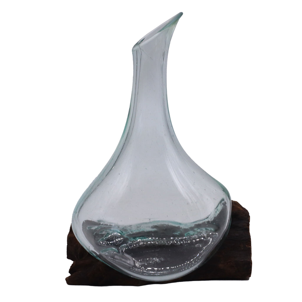 Molten Glass Sculpture: Mini Decanter