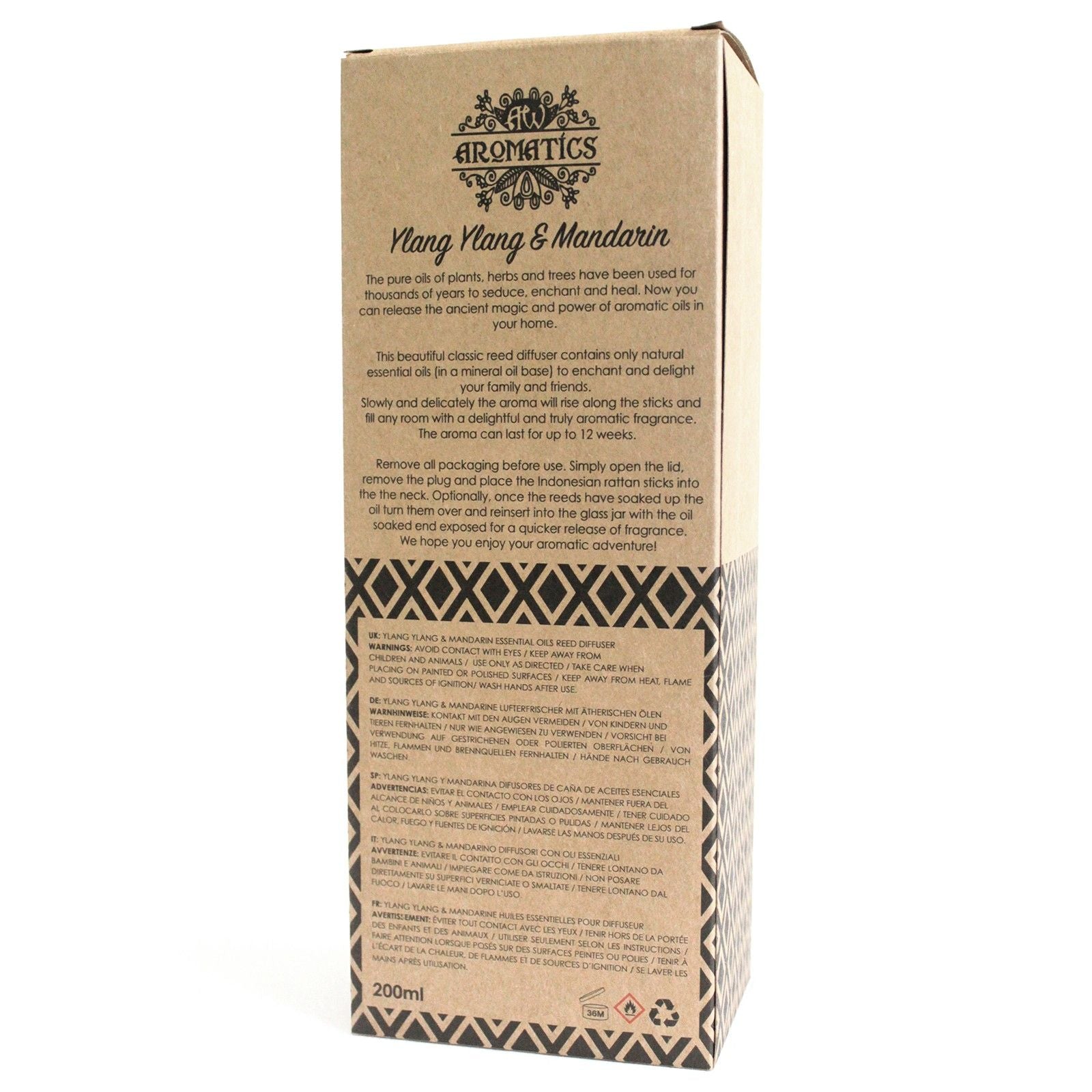 Luxury Reed Diffuser - Ylang Ylang (200ml)