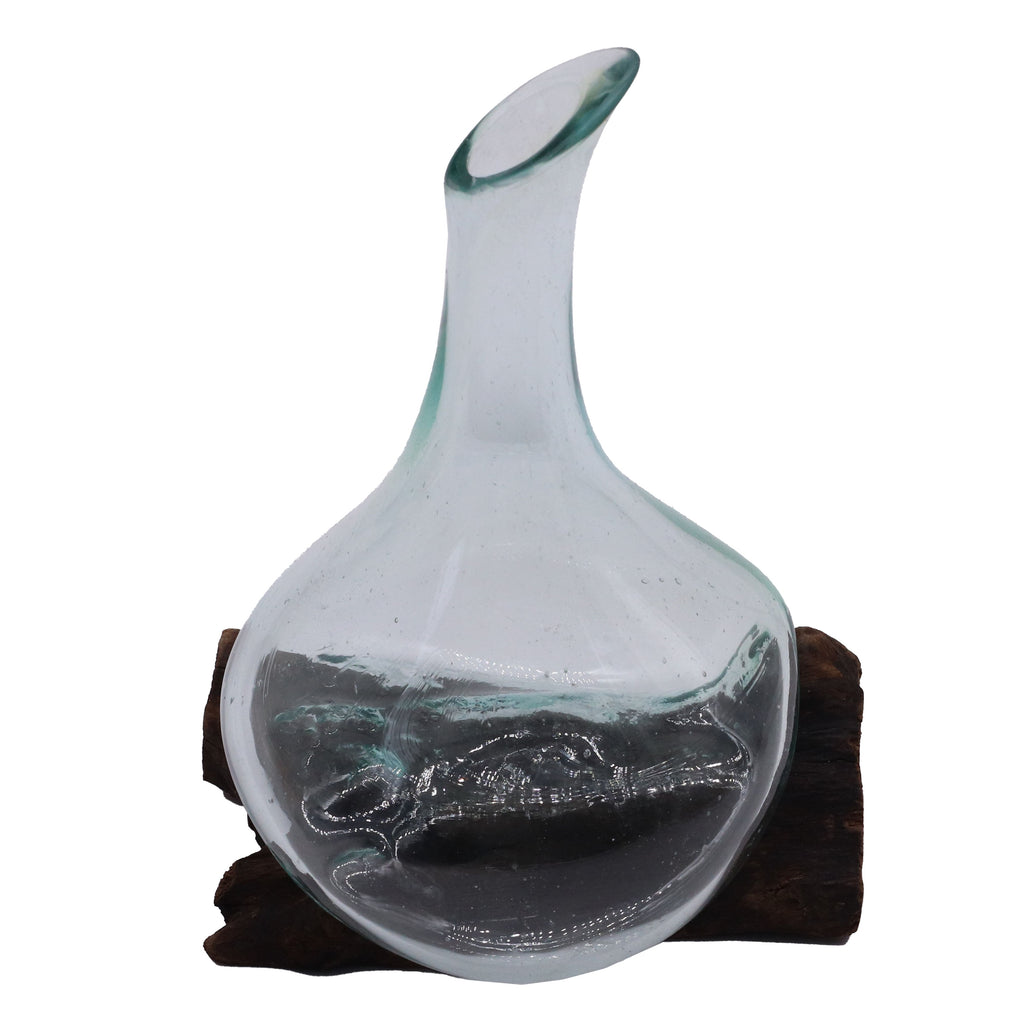 Molten Glass Sculpture: Mini Decanter