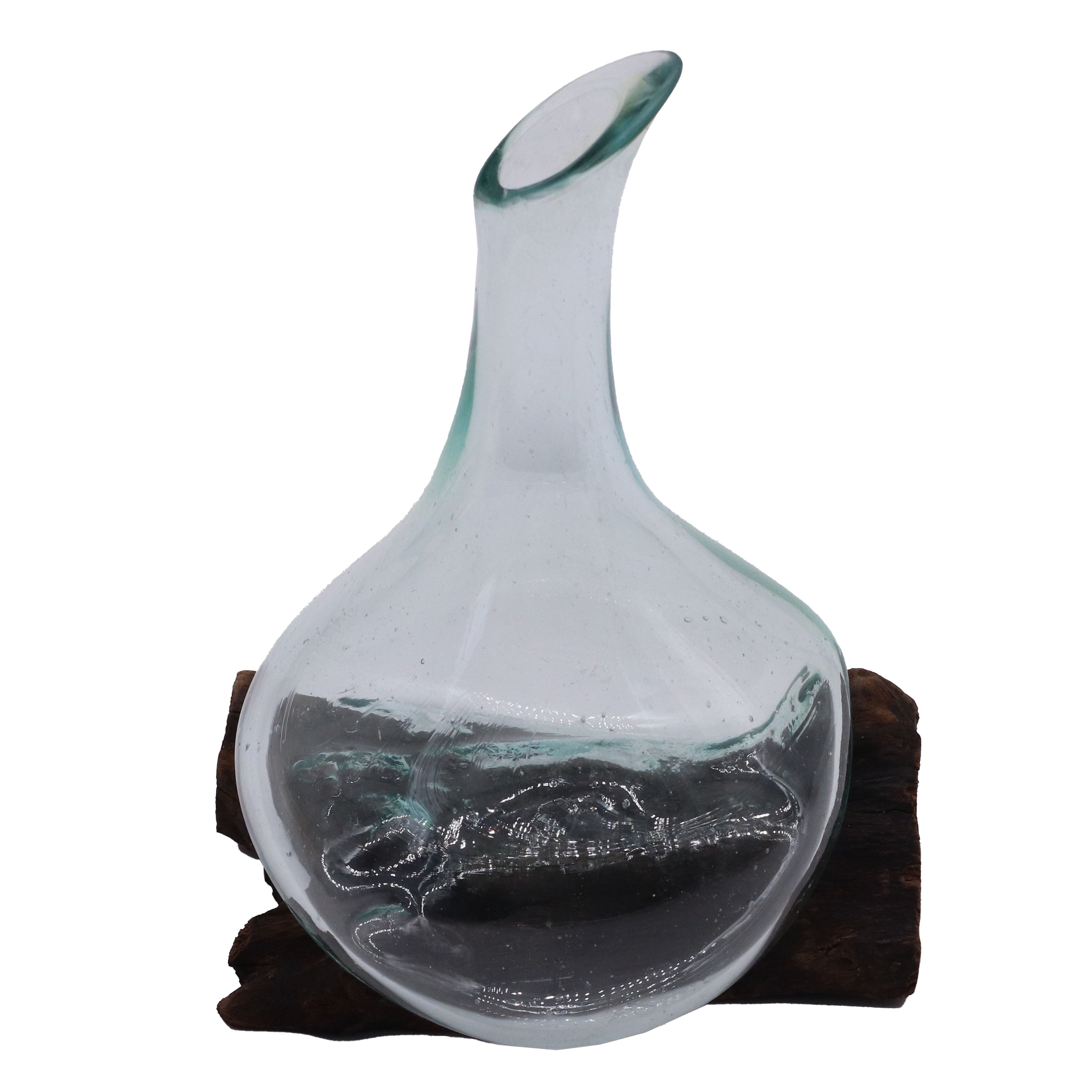 Molten Glass Sculpture: Mini Decanter