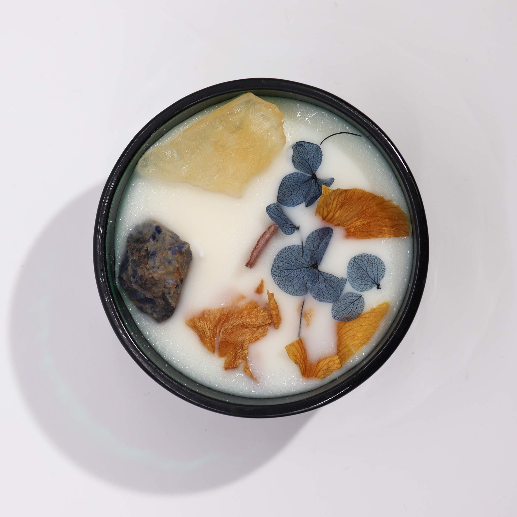 Crystal Magic Candle: The Sun (Sodalite)