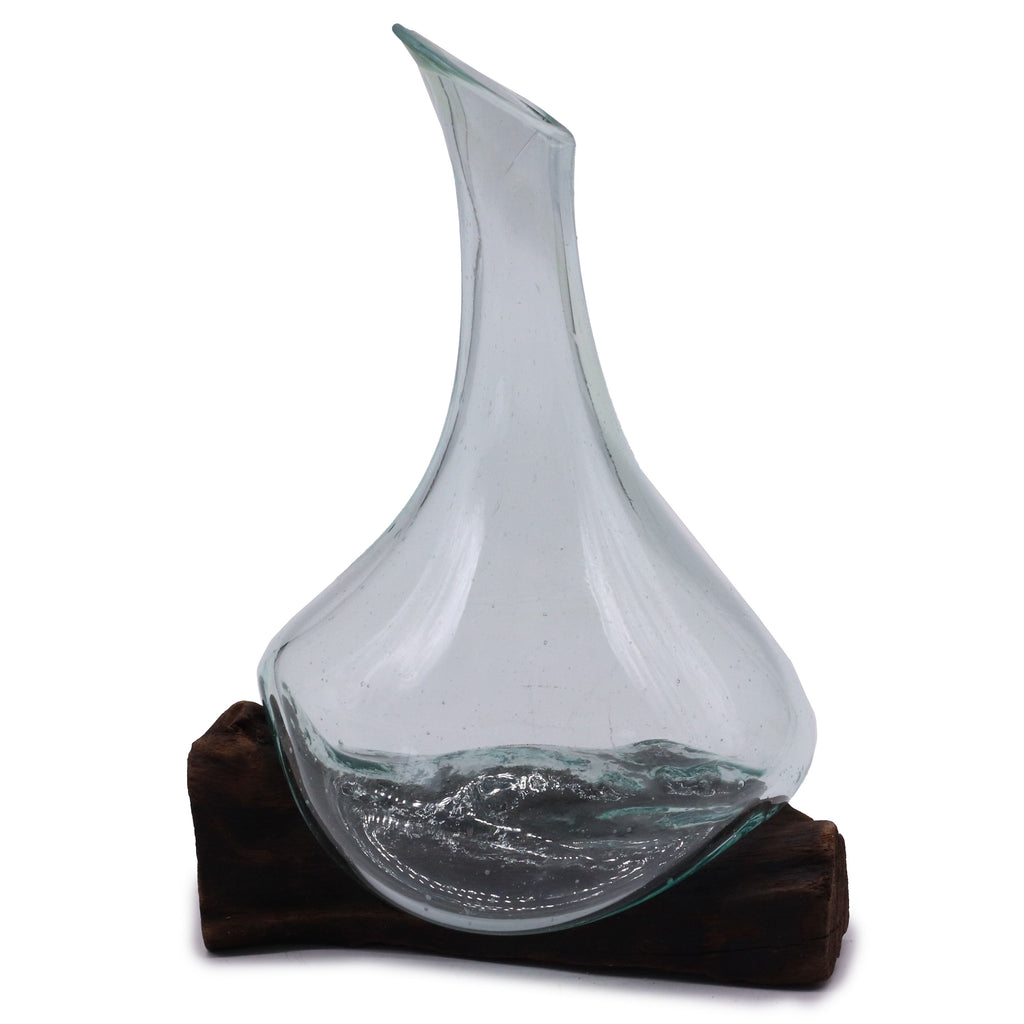 Molten Glass Sculpture: Mini Decanter