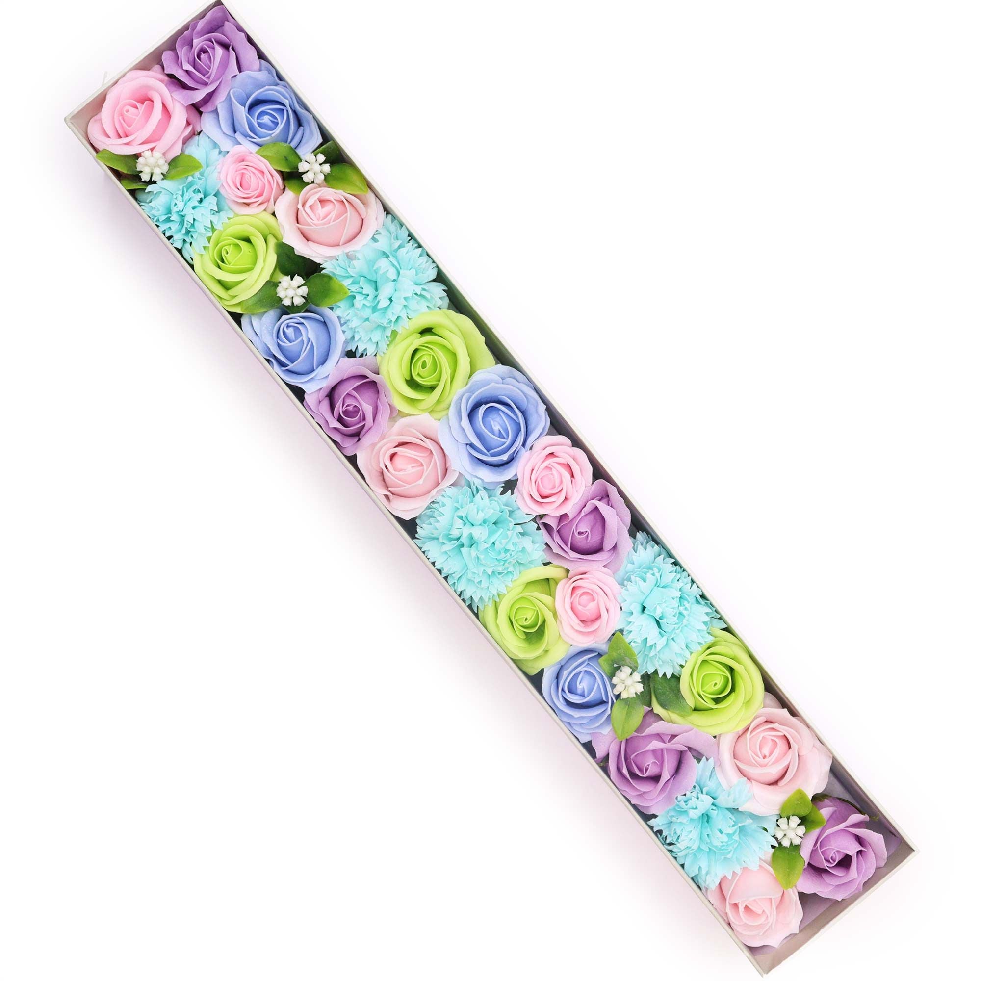 Ocean Breeze — Blue & White Soap Flower Box2