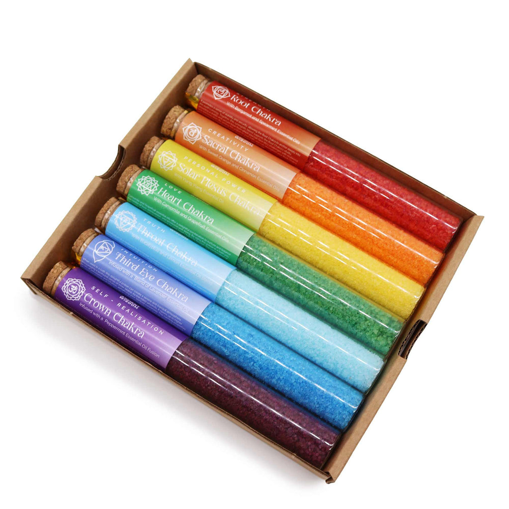 Seven Chakras: Premium Bath Salts Gift Set