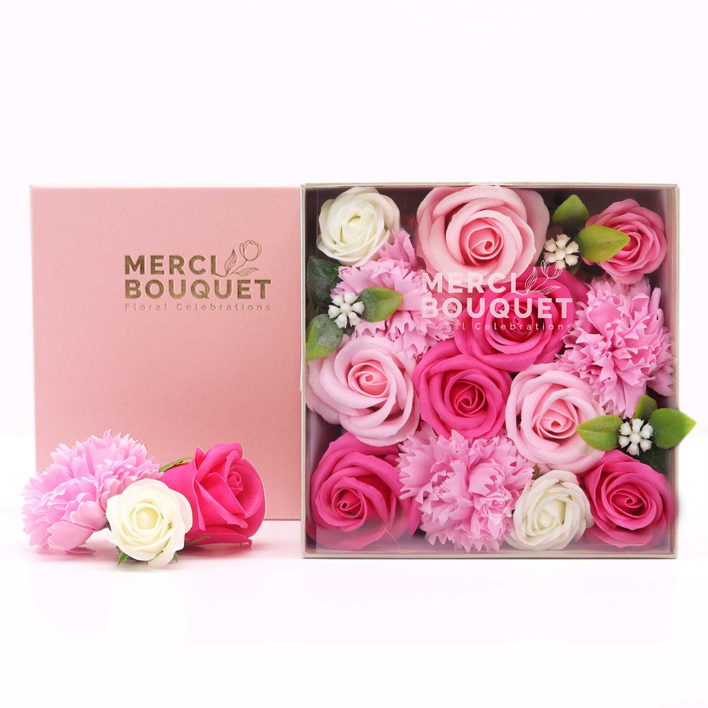 Soft Pink — Luxury Soap Flower Box
