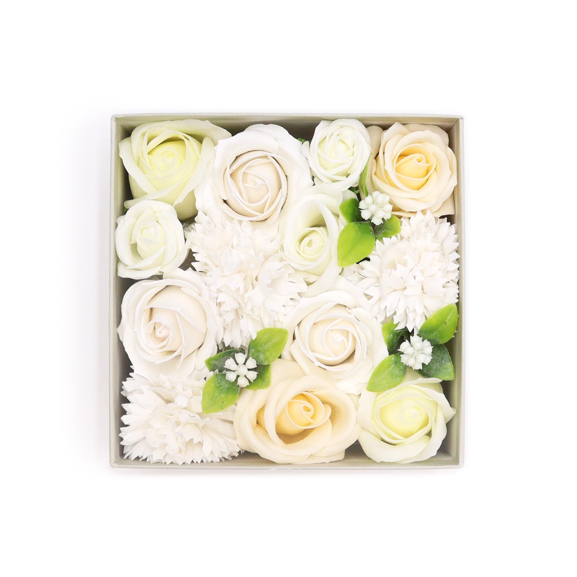 Pure White — Luxury Soap Flower Box
