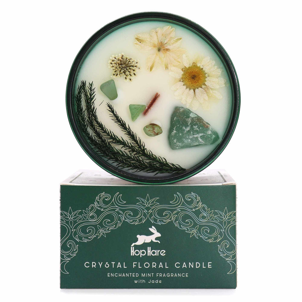 Crystal Magic Candle: The Magician (Green Aventurine)