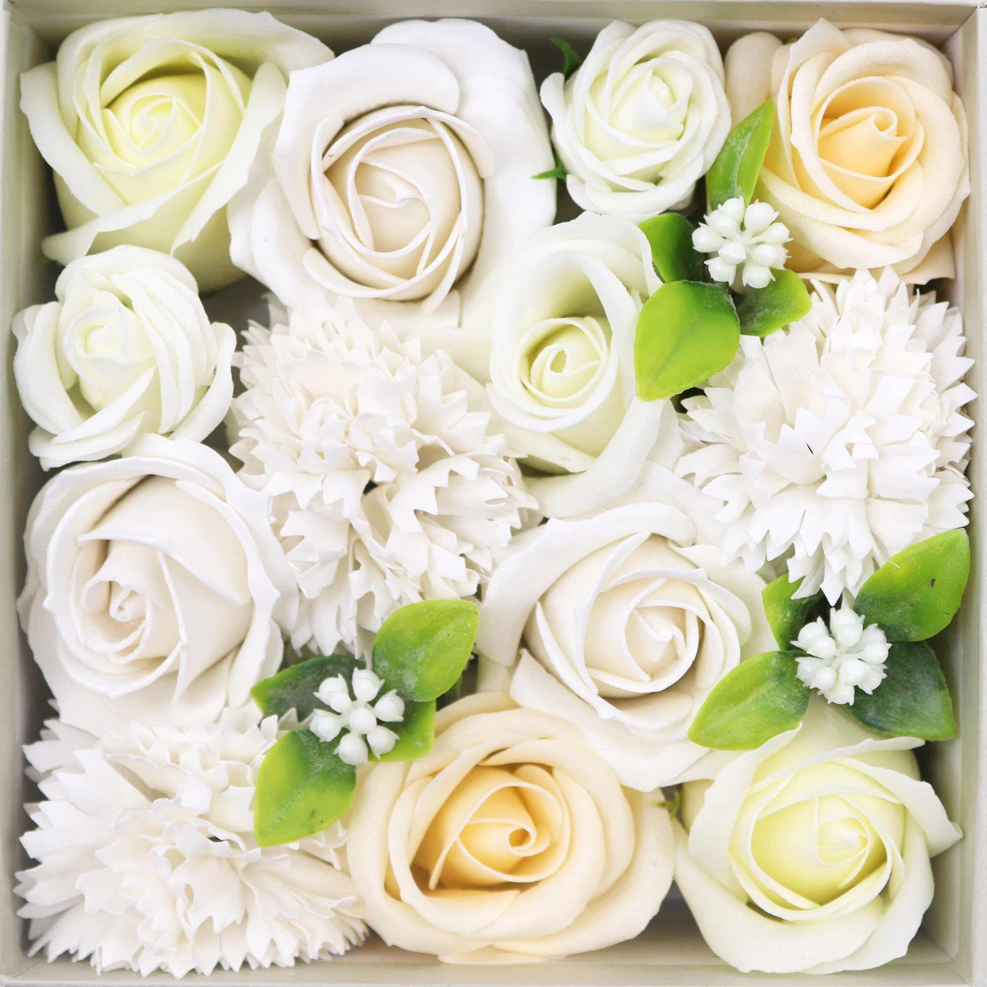 Pure White — Luxury Soap Flower Box