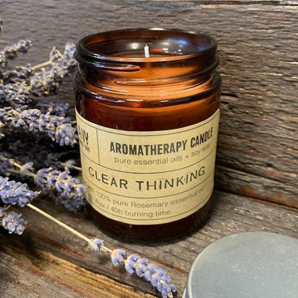 Mental Clarity — Rosemary & Eucalyptus Soy Candle