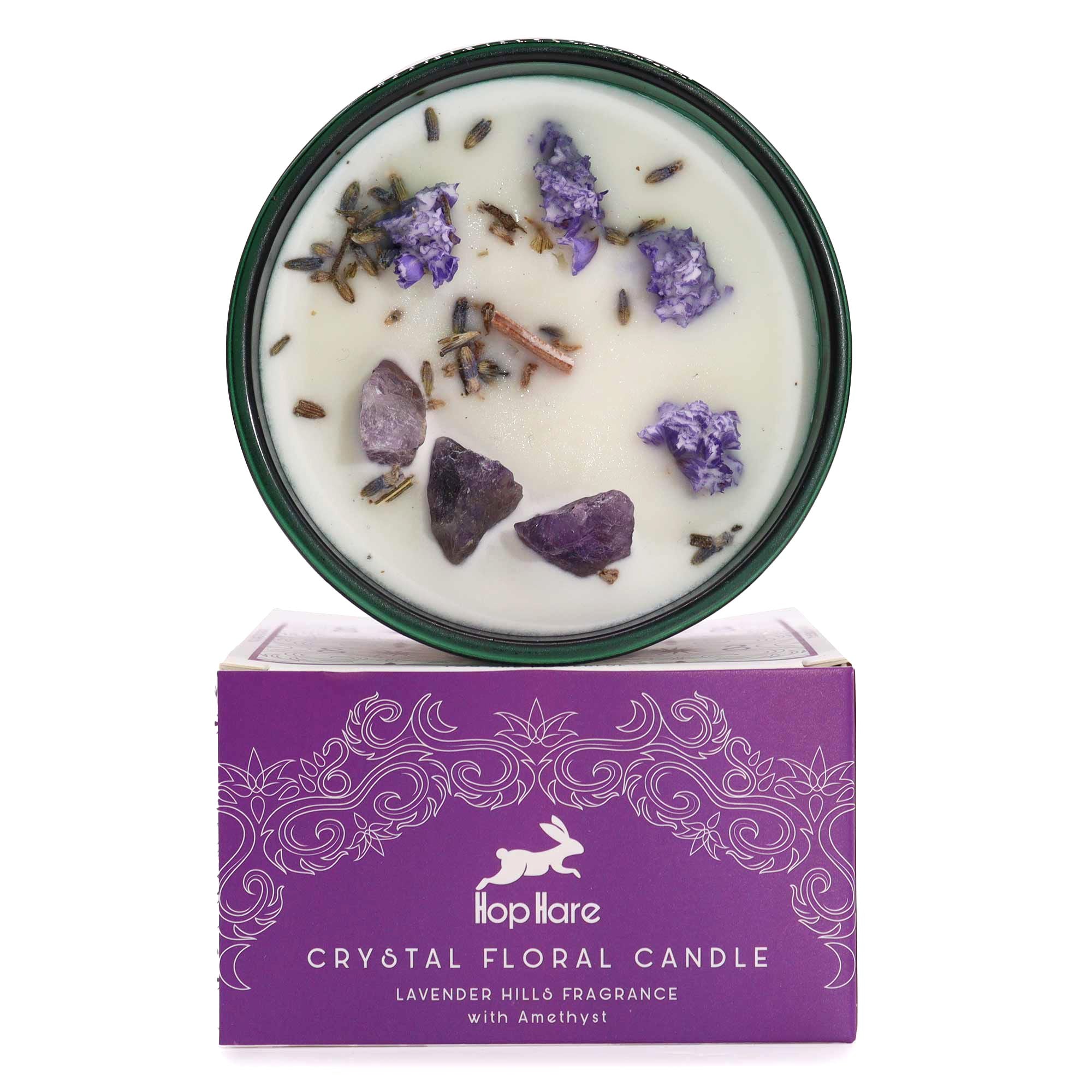 Crystal Magic Candle: The Moon (Green Quartz)