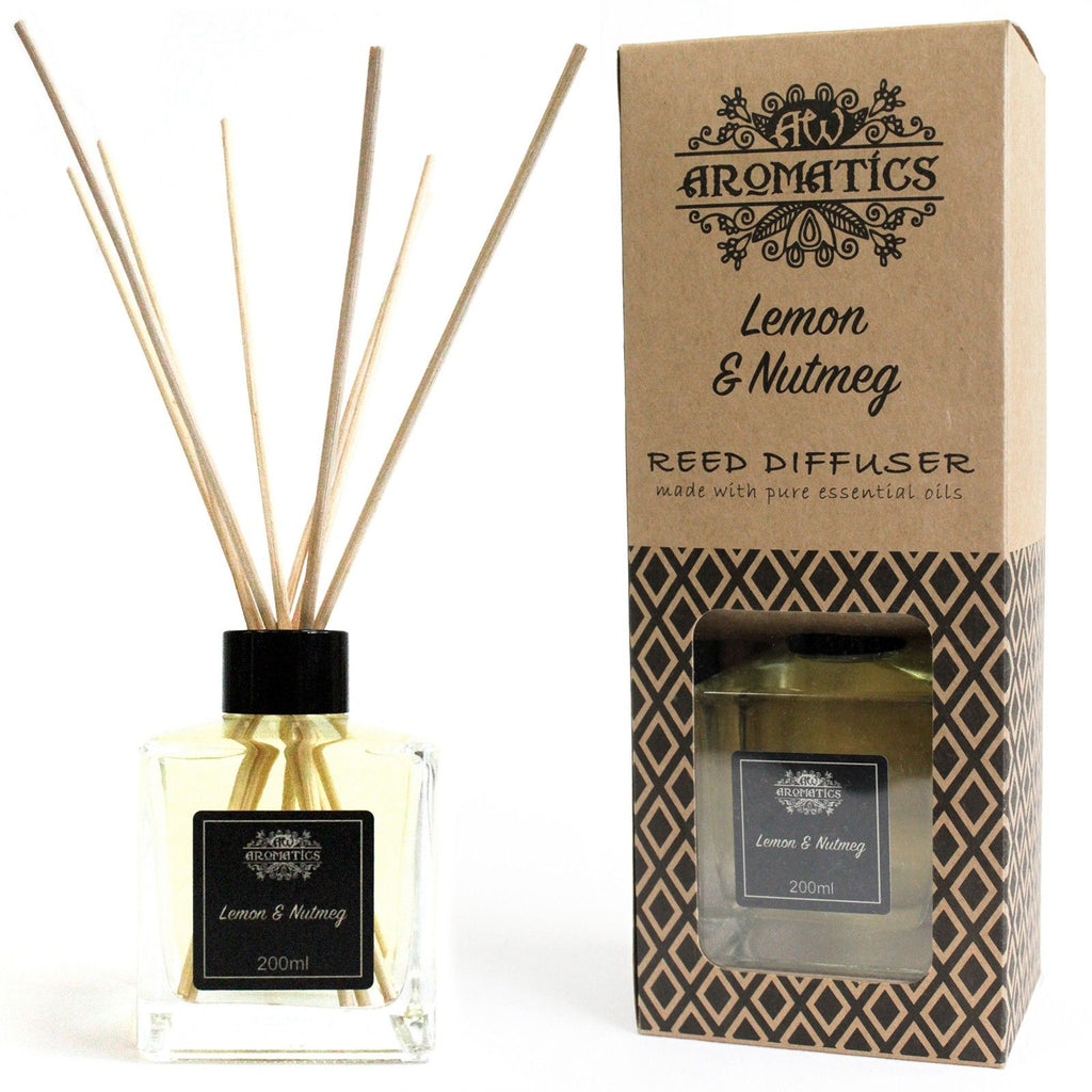 Luxury Reed Diffuser - Lemon & Nutmeg (200ml)