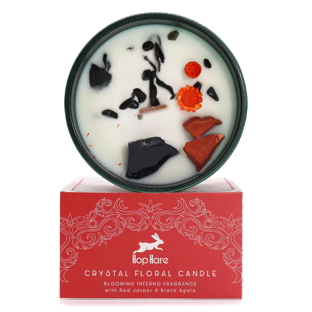 Crystal Magic Candle: The Devil (Red Jasper)