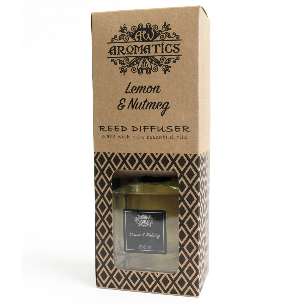 Luxury Reed Diffuser - Lemon & Nutmeg (200ml)