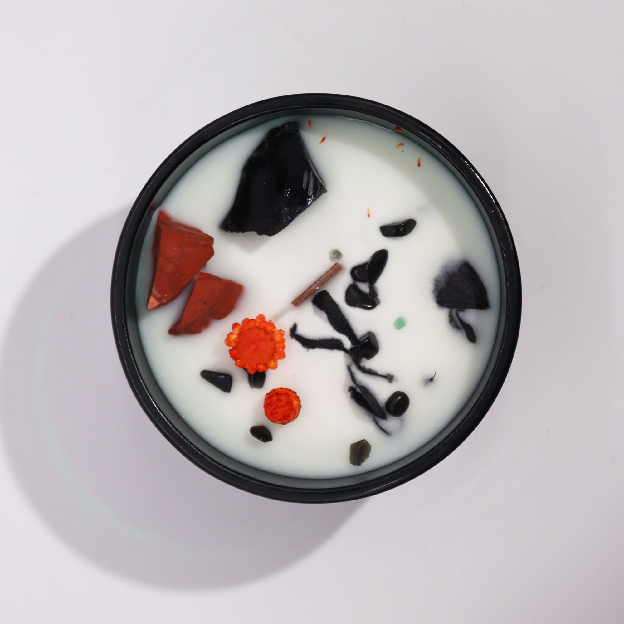 Crystal Magic Candle: The Devil (Red Jasper)